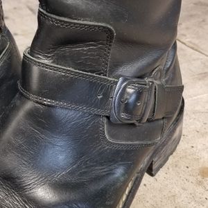 Men's Red Tape Distressed Black Boots